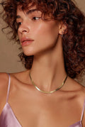 MOUTI Gold Snake Chain Necklace 3mm – Luxury Waterproof