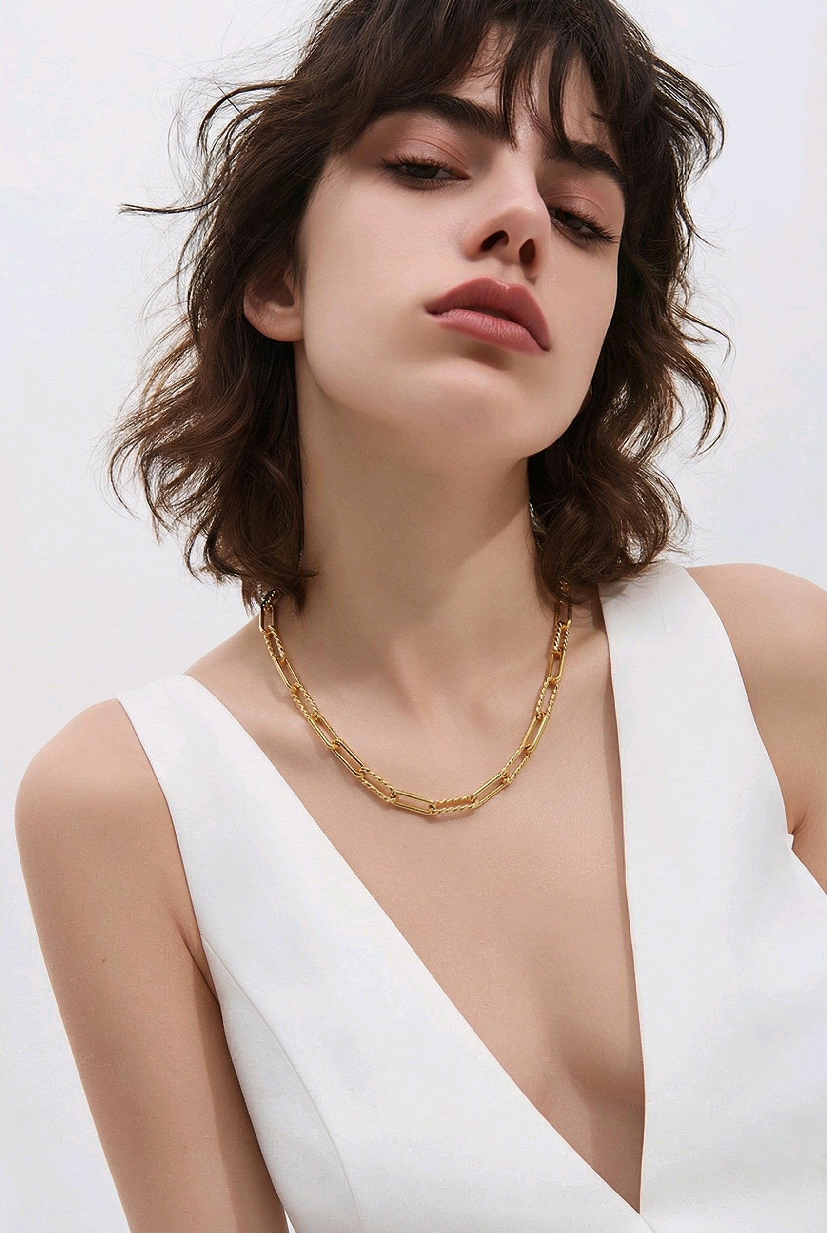 MOUTI  Link Chain Set – Waterproof Necklace & Bracelet