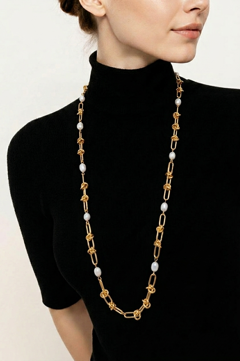 Pearl Knot Necklace