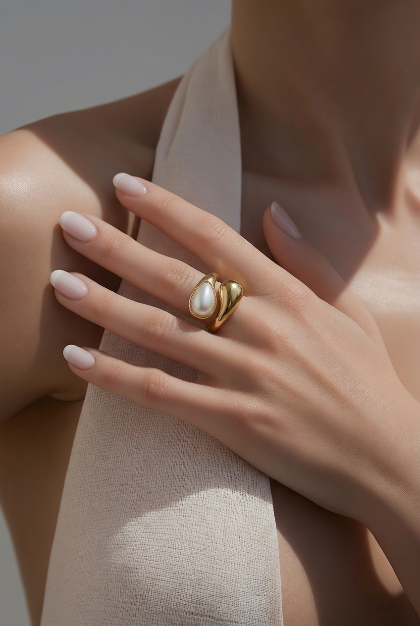 Luna Pearl Ring
